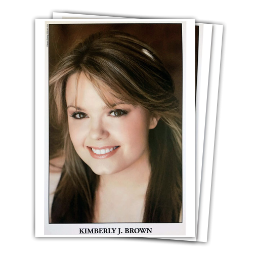 <h1>Autographed Kimberly J Brown Headshot</h1>